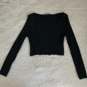 Ribbed Long Sleeve Croptop